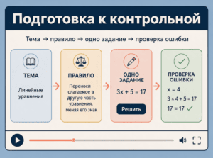 подготовка к контрольной